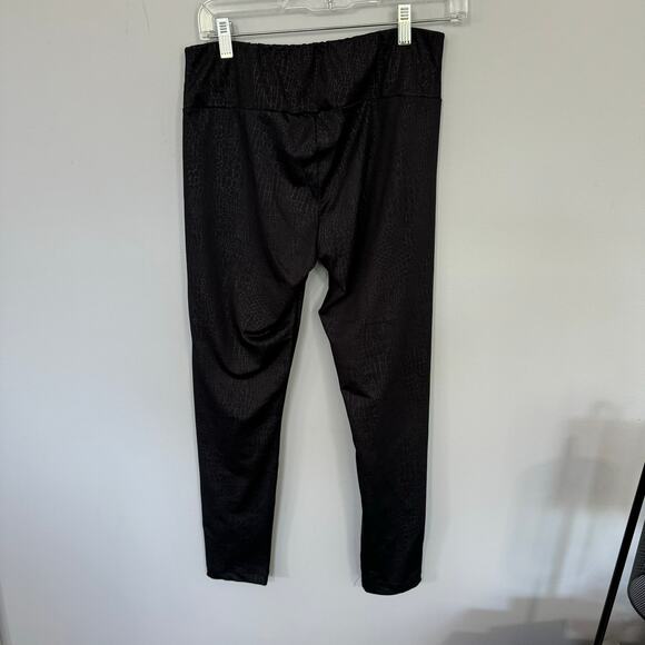 No Boundaries Snakeskin Black Leggings Juniors Size Large / 11 - 13 - Picture 4 of 6
